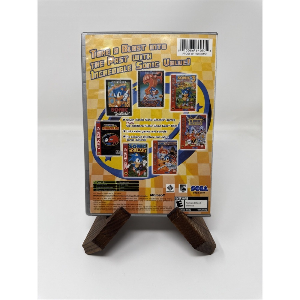 Sonic Mega Collection Plus Xbox - CIB W Manual W/ Regerstartion Card Clean - Picture 2 of 4